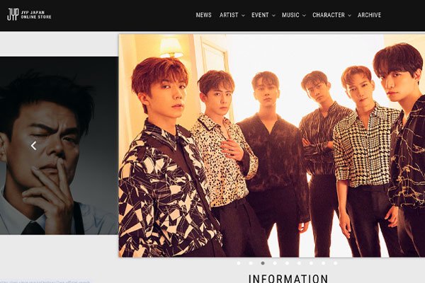 JYP Japan K-pop Merch