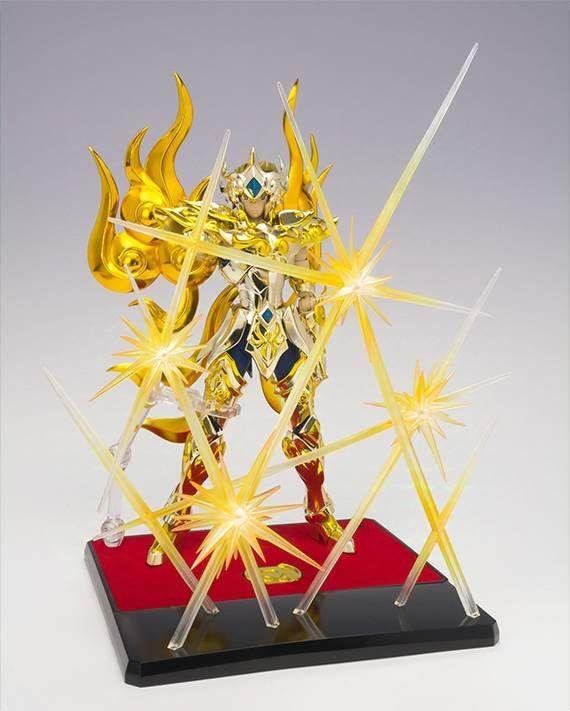 Tres grandes beneficios, Saint Seiya Myth Cloth EX Leo Aiolia, efecto de partes de la armadura sagrada