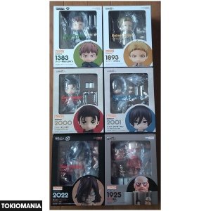 Nendoroid Attack on Titan Eren Mikasa Jean Reiner