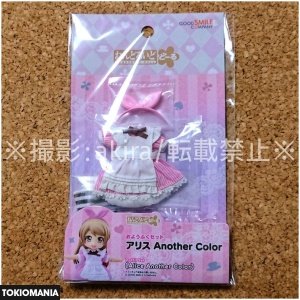 Nendoroid Doll Outfit Set Alice Pink Dress Maid Ruffle Shoes