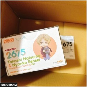 Nendoroid Natsume's Book of Friends Natsume Takashi & Nyanko Sensei Japanese Clothing Ver. with official bonus