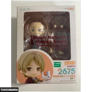 Nendoroid Natsume's Book of Friends Hairless Natsume Takashi & Nyanko Sensei Japanese Clothing