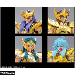 Saint Cloth Myth EX Golden Revival Edition 4-Piece Pedestal X 4 Novelty Set - Image 2