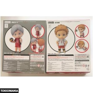 Nendoroid Haikyu!! 2-piece set of Haibane Lev and Yaku Eisuke with bonus parts - Image 2